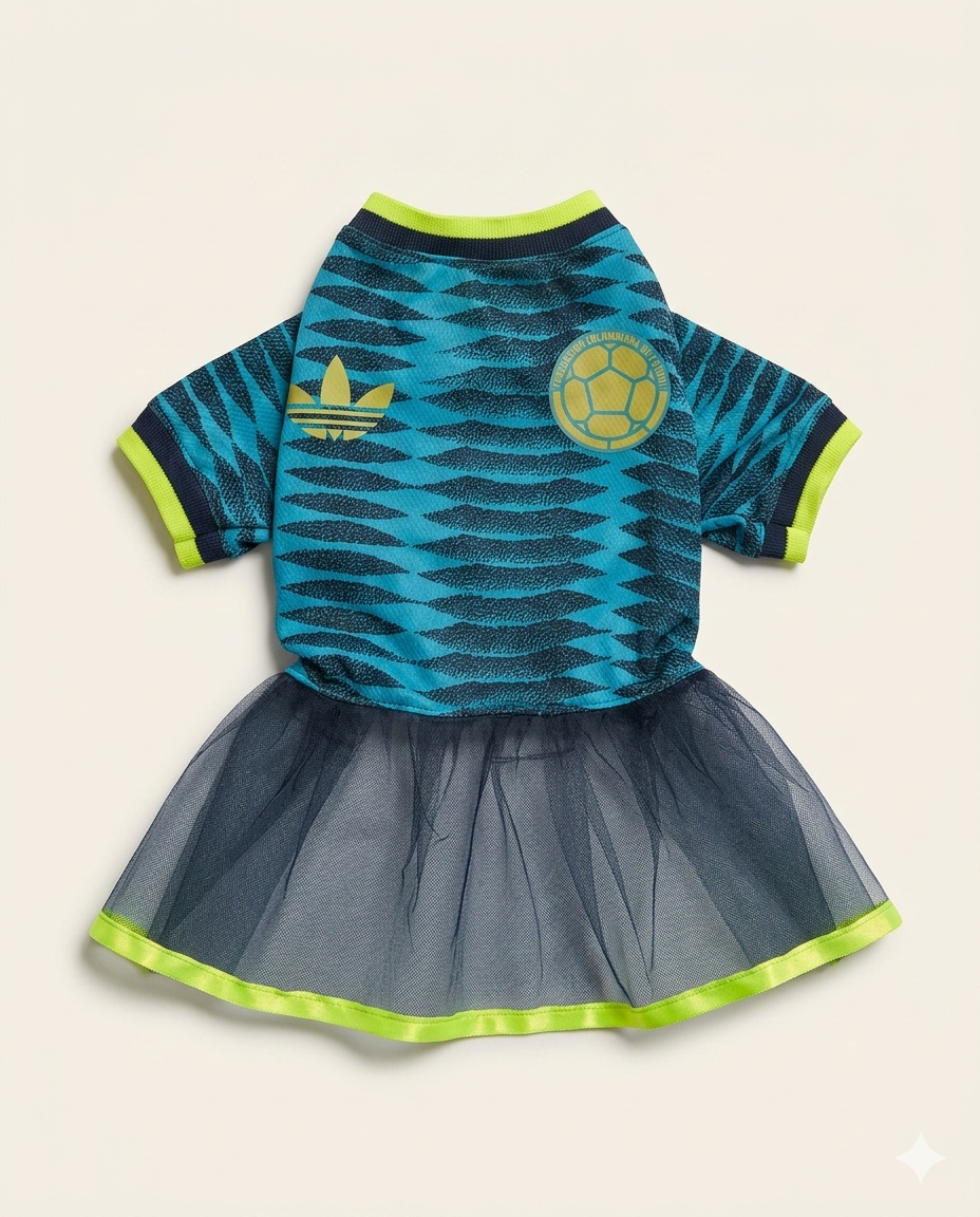 Vestido visitante selección Colombia