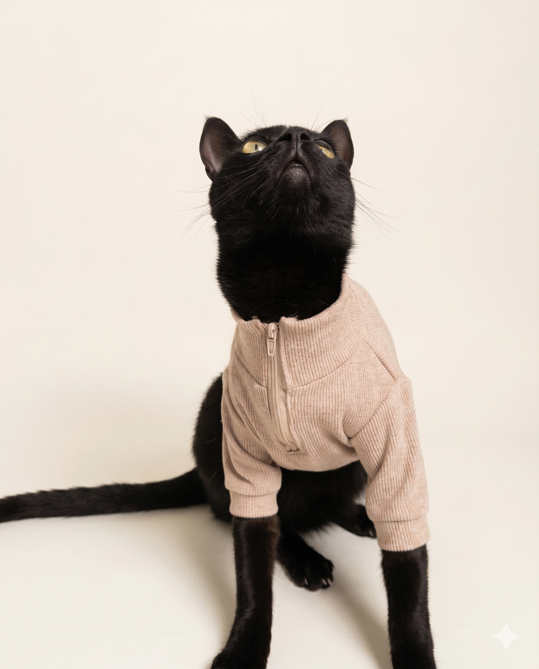 Buzo half zip teddy