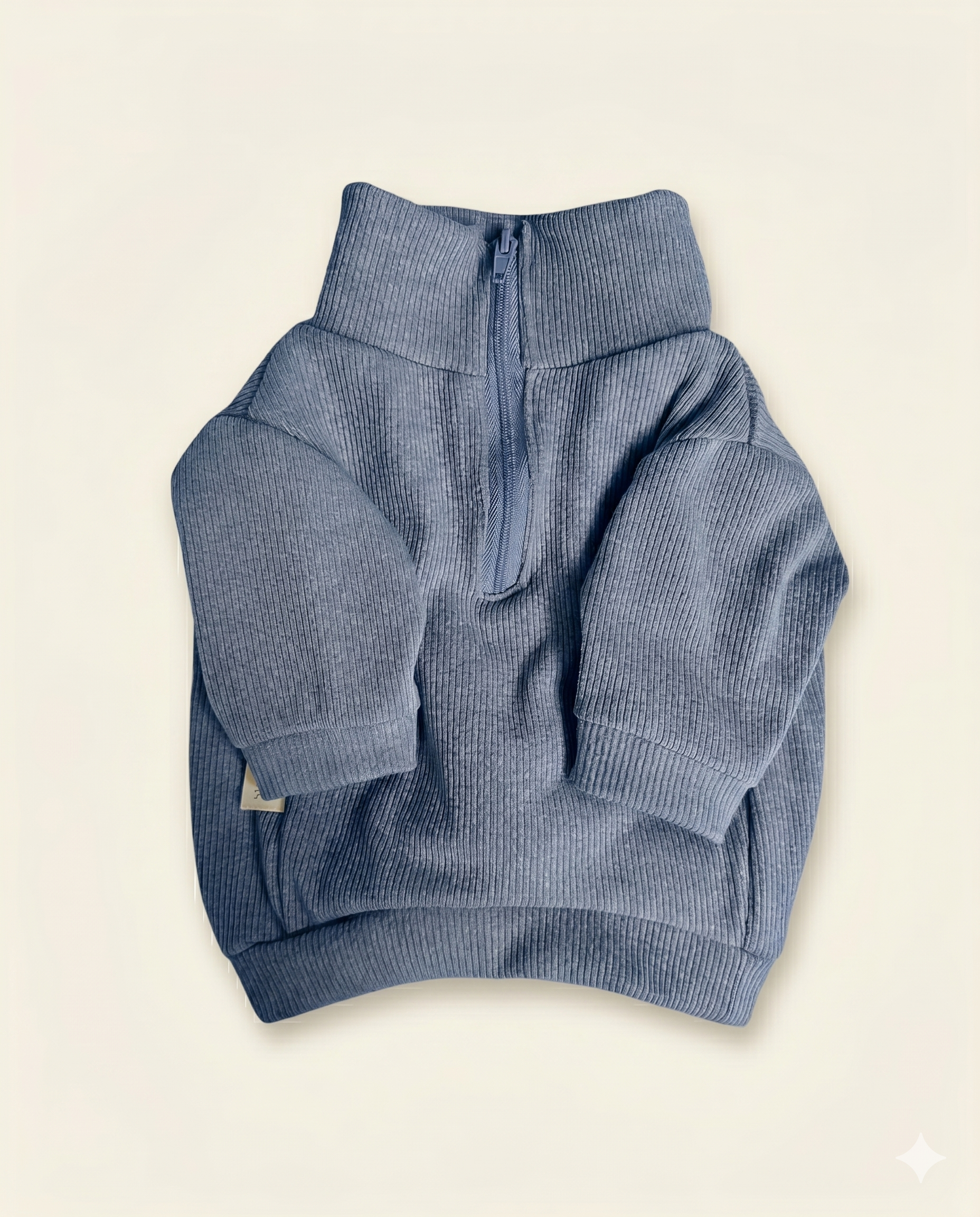 Buzo half zip teddy