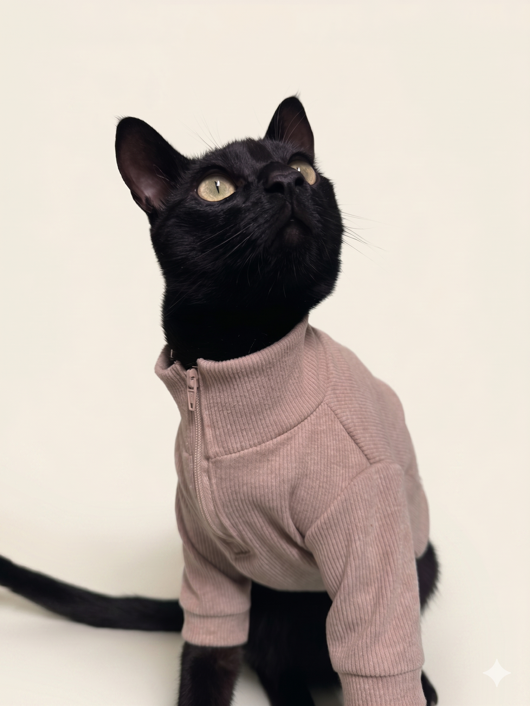 Buzo half zip teddy